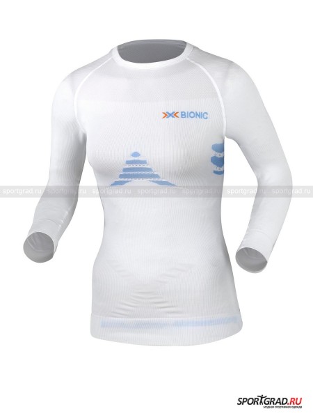 Белье: термофутболка женская SHIRT Long Energ X-BIONIC с длинным рукавом для занятий спортом
