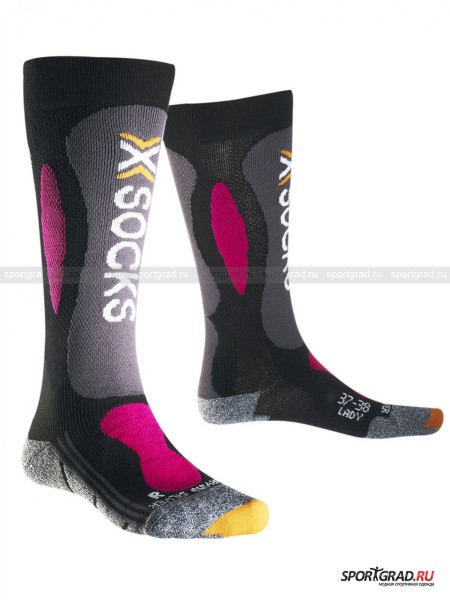 Женские носки X-SOCKS Ski Carving Silver