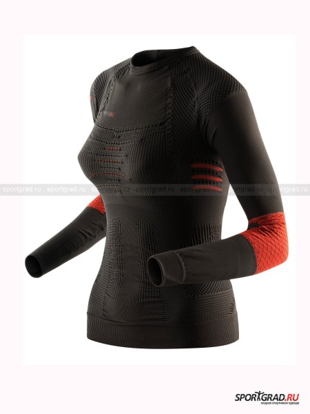 Белье: термофутболка женская Shirt Long TOURING X-BIONIC с длинным рукавом для занятий спортом