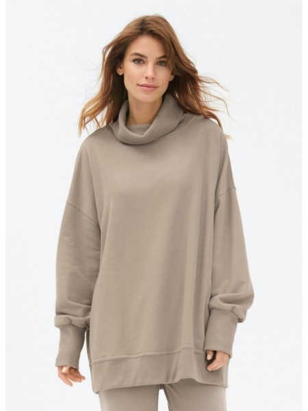 Водолазка женский Fleece Sweater Turtleneck Oversized F