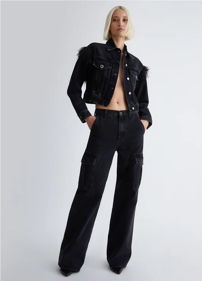 Черные женские джинсы Liu Jo