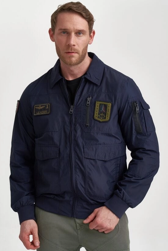 Мужская куртка Aeronautica Militare с шевроном Frecce Tricolori