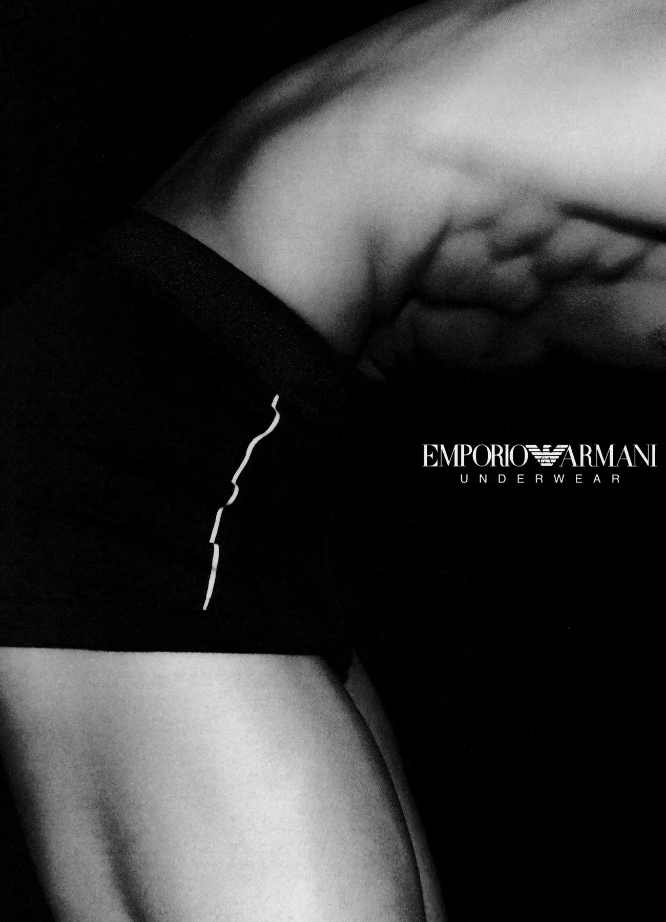 Рекламный постер Emporio Armani Underwear в 1990-ых