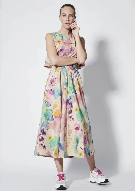 итальянское платье бренда Deha с цветочным принтом