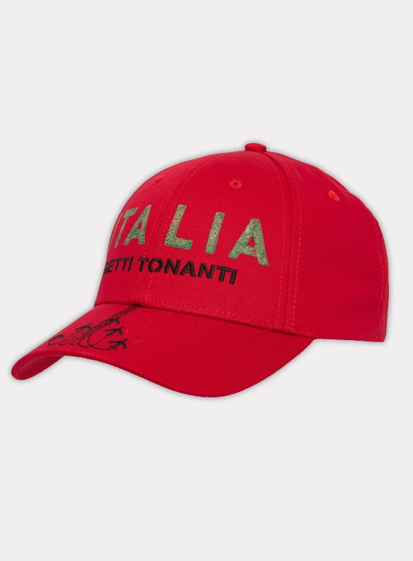 Красная кепка GETTI TONANTI AERONAUTICA MILITARE Италия