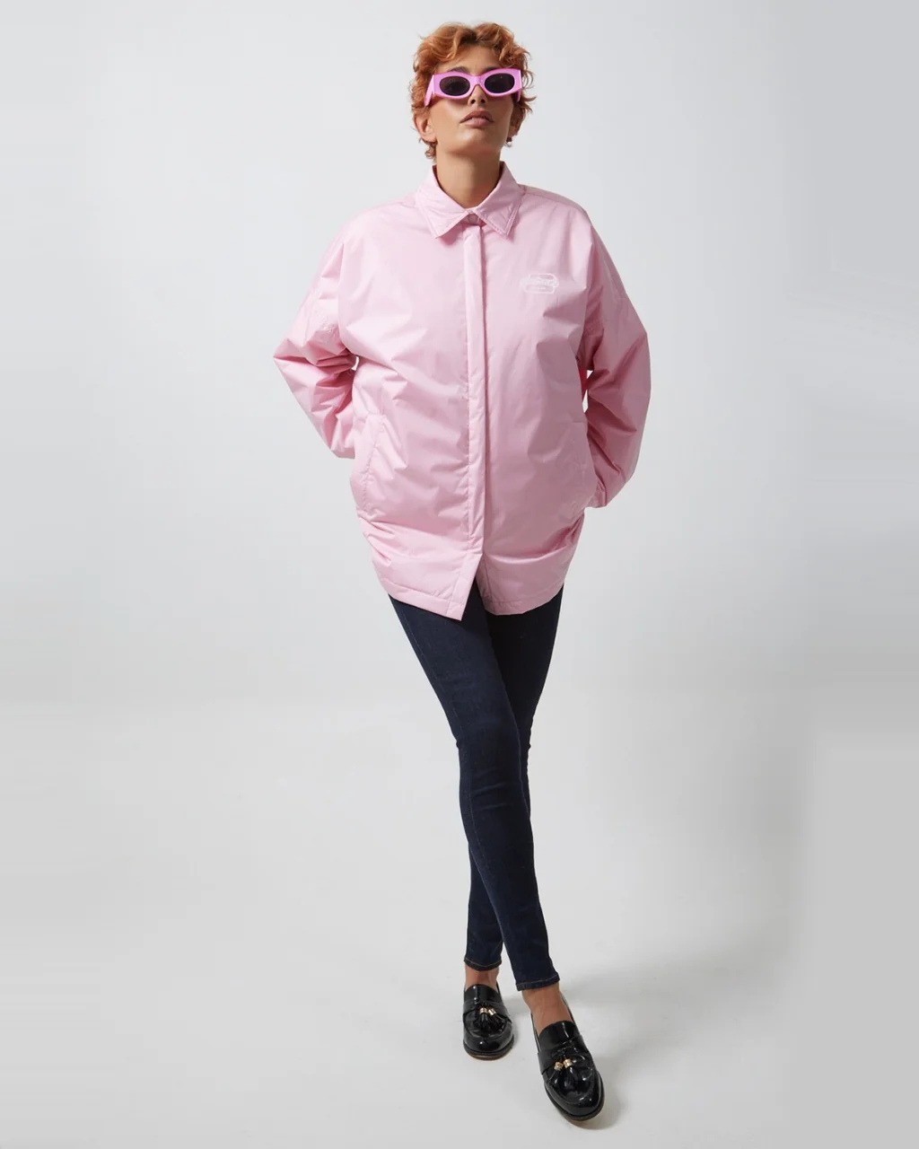 куртка рубашка женская розовая бренд Гертруа и Гастон Франция