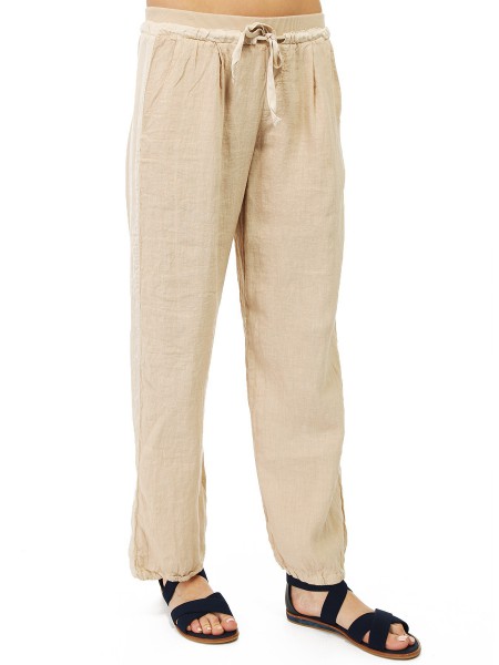 Брюки женские льняные Wide leg Pants DEHA