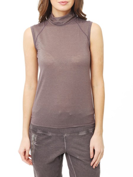 Майка с воротником Lurex T-shirt DEHA