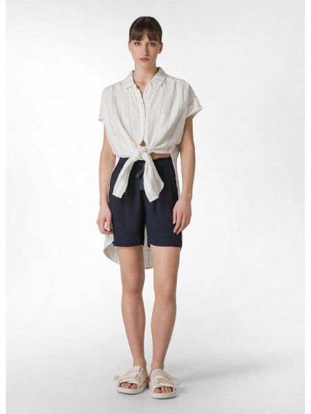 Блуза женская Pinstriped Linen Shirt