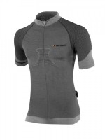 Белье: термофутболка мужская X-BIONIC FENNEC Shirt Short Sleeves Zip Up с коротким рукавом для велоспорта