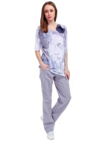 Брюки женские хлопковые Ribbed Pants DEHA