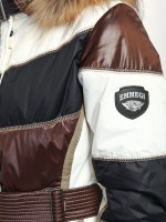 Куртка горнолыжная женская с мехом SUNP EMMEGI