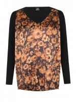 Свитшот женский DEHA V-Neck