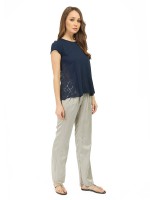 Брюки женские из шелка и хлопка Pants DEHA