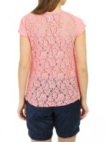 Футболка женская с кружевной спинкой T-shirt DEHA