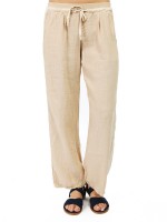 Брюки женские льняные Wide leg Pants DEHA