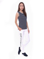 Майка женская Sea World Stripes T-shirt EA7 Emporio Armani