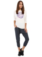 Лонгслив для йоги Asymmetric T-shirt DEHA
