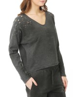 Толстовка женская V-neck Sweatshirt DEHA