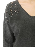 Толстовка женская V-neck Sweatshirt DEHA