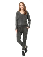 Толстовка женская V-neck Sweatshirt DEHA