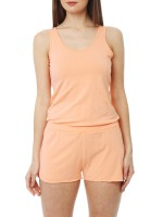 Комбинезон женский из хлопка и модала Beach Robe EA7 EMPORIO ARMANI