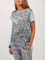 Футболка женская all-over printed satin T-shirt DEHA