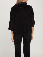 Толстовка жен Chenille Crop sweatshirt DEHA