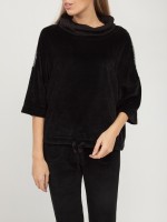 Толстовка жен Chenille Crop sweatshirt DEHA
