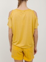 Футболка женская Cold-shoulder T-shirt DEHA