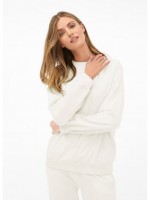 Толстовка женская Fleece Sweater Puffy Sleeves JUVIA