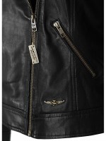 Куртка кожаная женская AERONAUTICA MILITARE