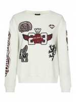 Свитшот женский Patches and Embroidery AERONAUTICA MILITARE