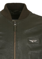 Куртка кожаная мужская AERONAUTICA MILITARE