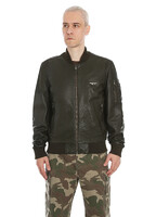 Куртка кожаная мужская AERONAUTICA MILITARE