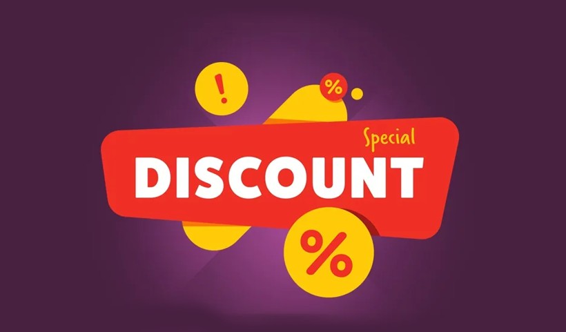 Welcome to the discount!