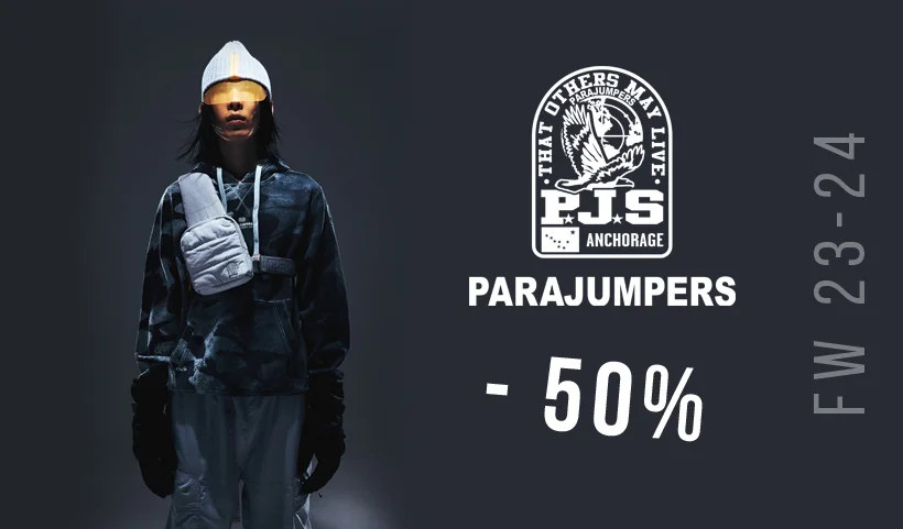 Скидка -50% на культовый бренд Parajumpers