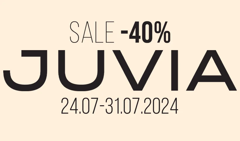 Juvia Sale -40% на сезон лето 2024!