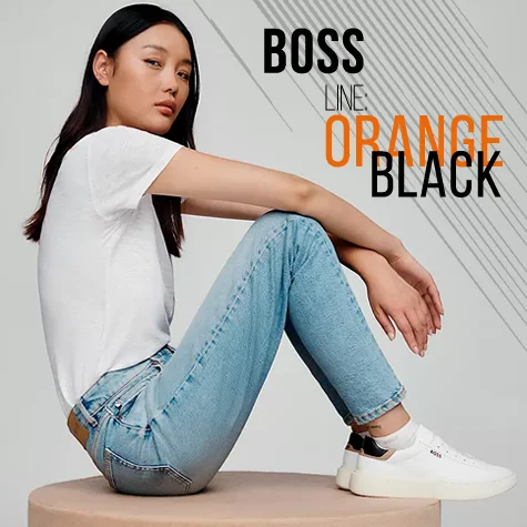 HUGO BOSS: линейки BOSS Black и BOSS Orange для женщин со скидкой.